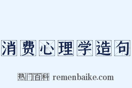 消费心理学造句是什么意思的图片